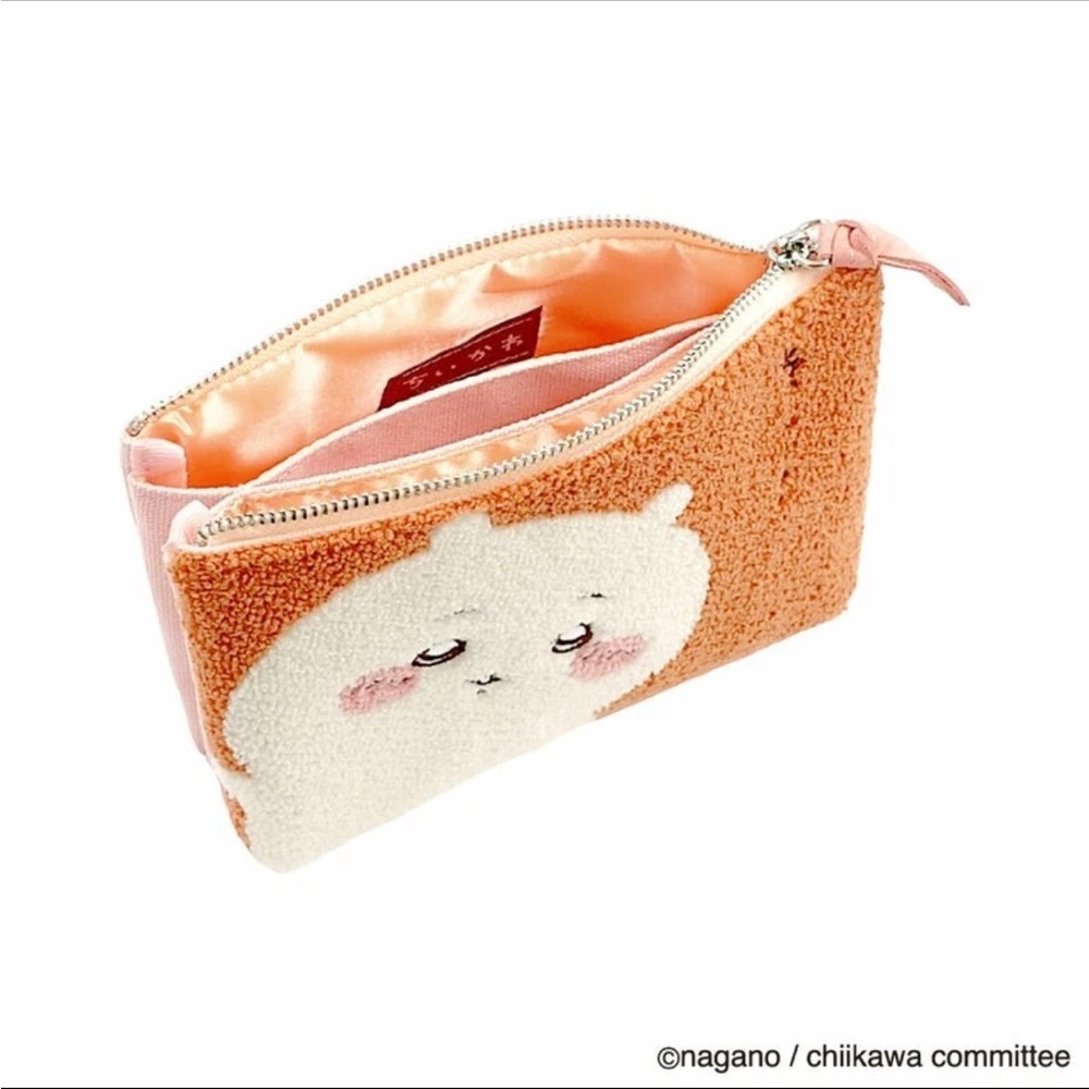 chiikawa Chikawa Sagara 3 Pocket Pouch Pink - Picture 5 of 12